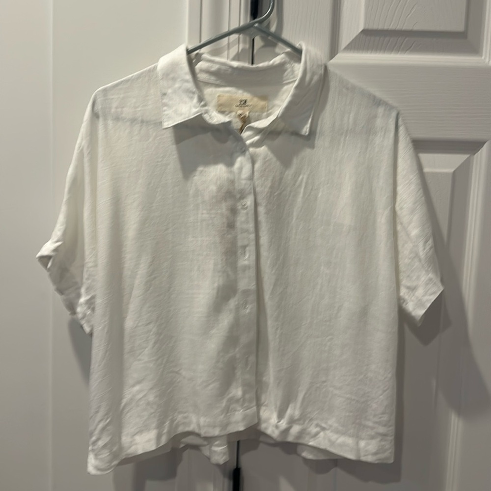 Thread and Supply shirt sleeve button up shirt